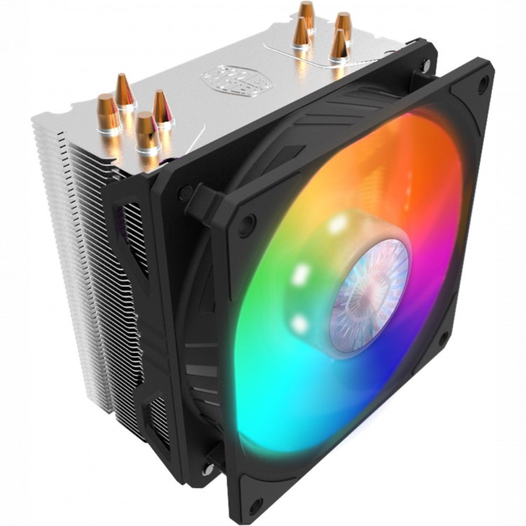 Фотография Кулер для процессора CoolerMaster Hyper 212 ARGB TDP 150W 4-pin LGA Intel/AMD RR-2V2L-18PA-R1