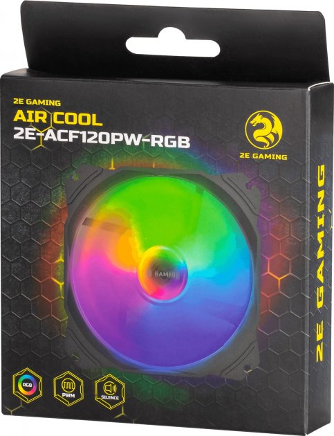Купить Корпусной вентилятор 2E GAMING AIR COOL (ACF120PW-RGB)