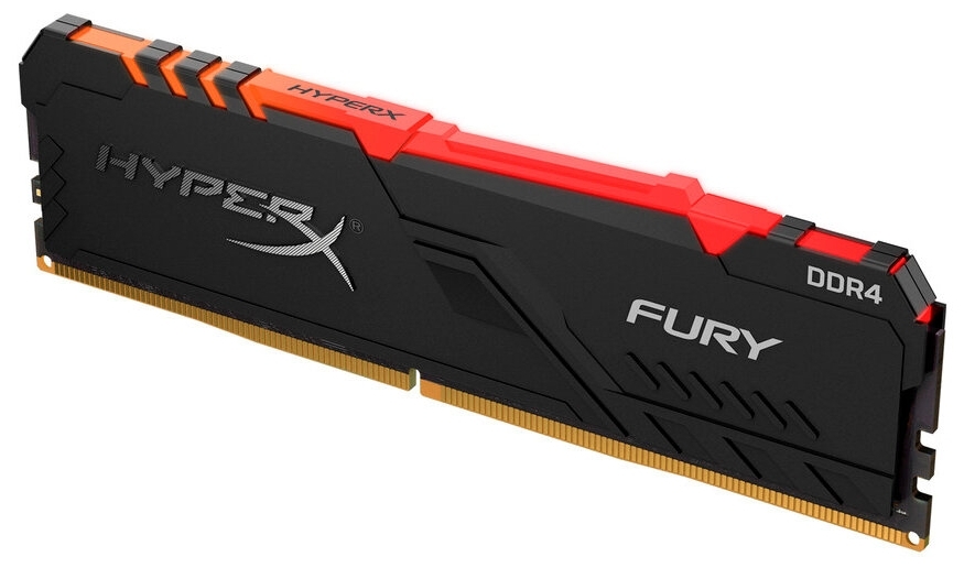 Картинка Оперативная память KINGSTON HyperX Fury RGB 8Gb HX432C16FB3A/8