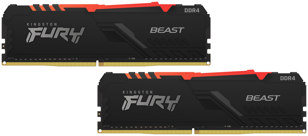 Модуль памяти KINGSTON Fury Beast RGB KF432C16BBAK2/16