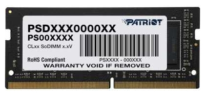 Фото Оперативная память PATRIOT SODIMM DDR4 PC-25600 (3200 MHz) 32Gb PSD432G32002S