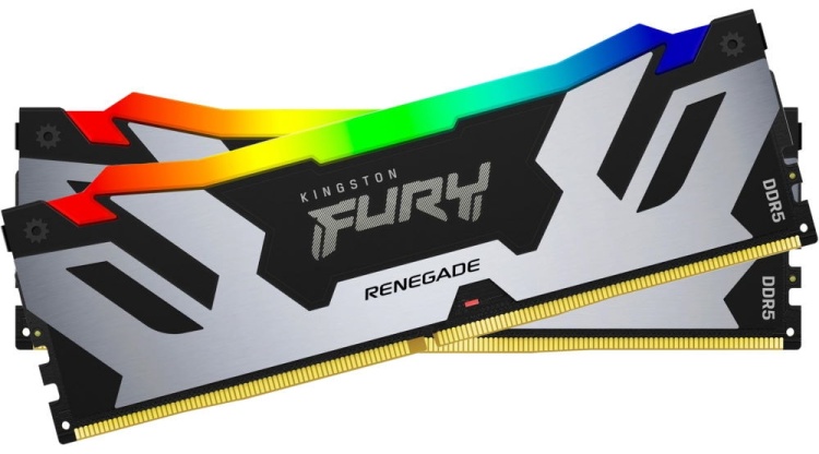 Фото Оперативная память KINGSTON Renegade Silver RGB 32Gb (16x2) KF560C32RSAK2-32