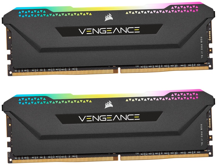 Фото Оперативная память CORCAIR Vengeance RGB PRO SL CMH16GX4M2D3600C18 (2x8GB)