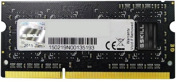 Фото Оперативная память для ноутбука G.SKILL F3-12800 F3-1600C11S-8GSQ DDR3 8GB