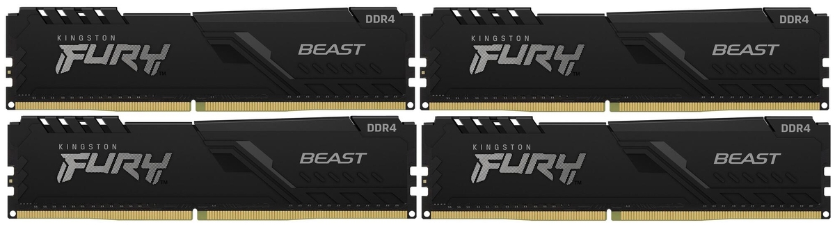 Модуль памяти KINGSTON Fury Beast KF426C16BBK4/32