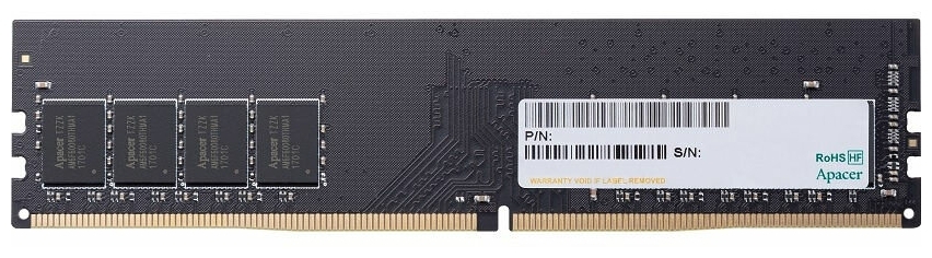 Фото Модуль памяти APACER EL.08G2V.GNH DDR4 8GB DIMM &lt;PC4-21300/2666MHz&gt;