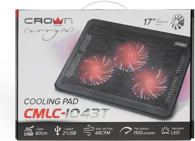 Купить Подставка для ноутбука CROWN CMLC-1043Т Black