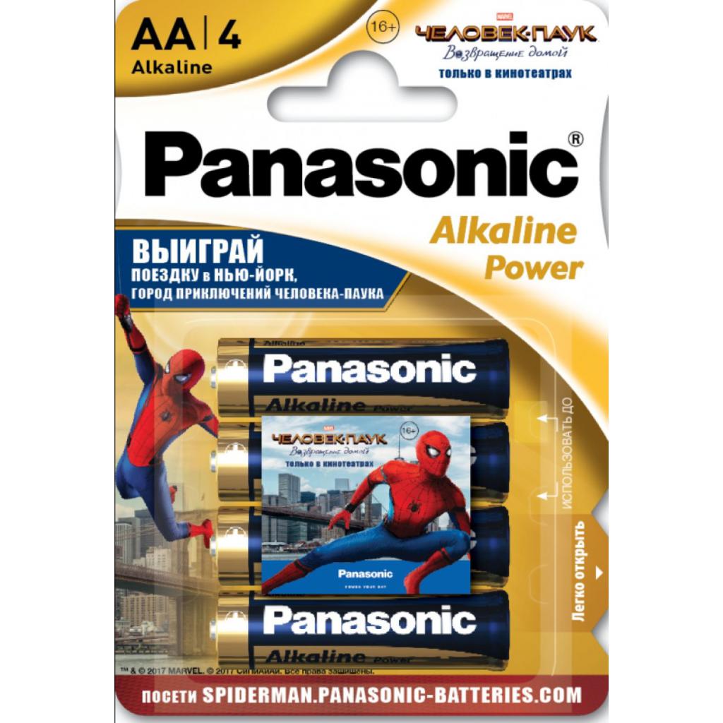 Фото Батарейка щелочная PANASONIC LR6REB/4BPS Alkaline Power Promo pack AA/4B