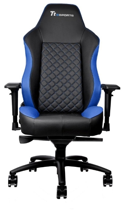Фотография Игровое кресло THERMALTAKE GTC 500 Black & blue (GC-GTC-BLLFDL-01)