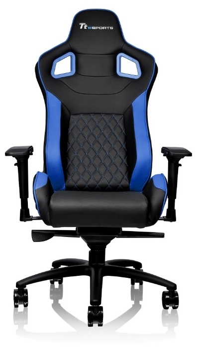 Фото Игровое кресло THERMALTAKE GTF 100 Black & blue (GC-GTF-BLMFDL-01)