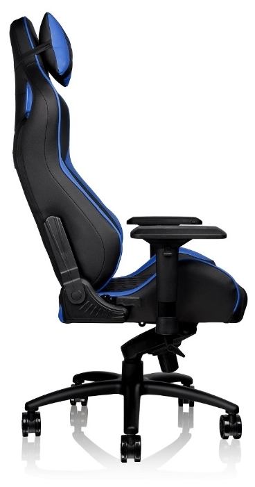 Цена Игровое кресло THERMALTAKE GTF 100 Black & blue (GC-GTF-BLMFDL-01)