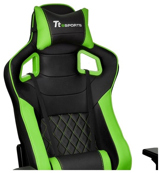 Игровое кресло THERMALTAKE GTF 100 Black & green (GC-GTF-BGMFDL-01) заказать