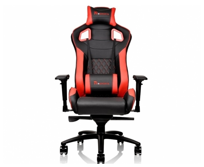 Фото Игровое кресло THERMALTAKE GTF 100 Black & red (GC-GTF-BRMFDL-01)