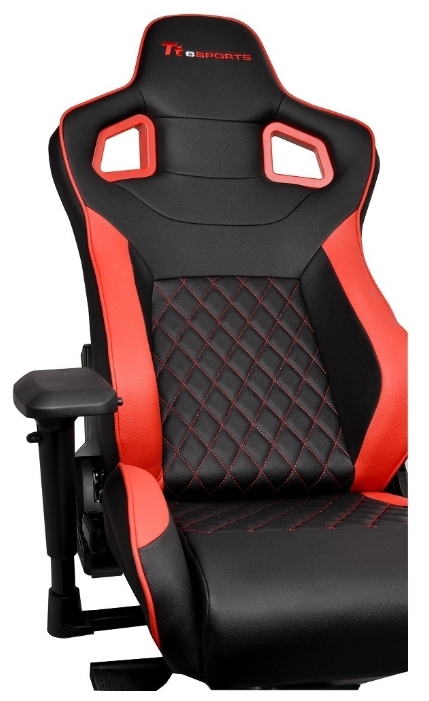 Цена Игровое кресло THERMALTAKE GTF 100 Black & red (GC-GTF-BRMFDL-01)