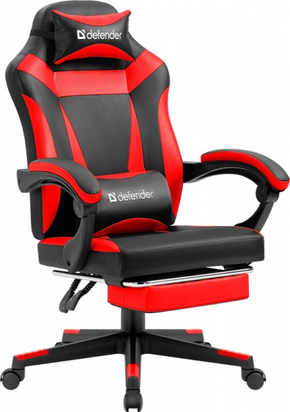 Фото Игровое компьютерное кресло DEFENDER Cruiser Red