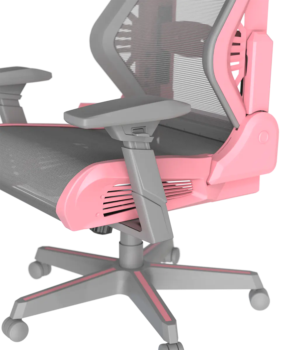 Картинка Игровое компьютерное кресло DXRACER Air Pro Pink-Gray (AIR-R3S-GP.G-E2)