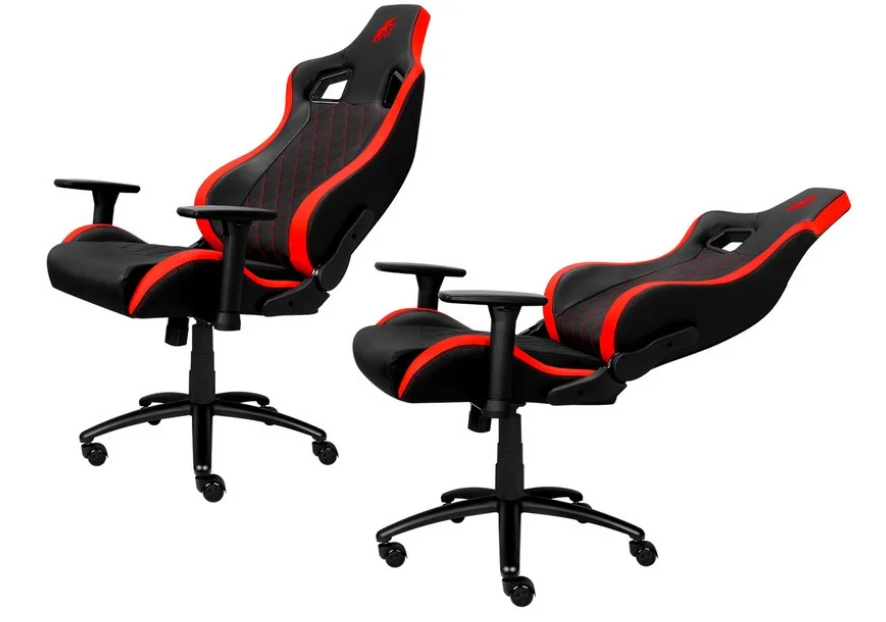Фотография Игровое кресло 1stPlayer DK1 Red/Black