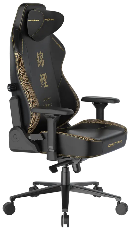 Фотография Игровое компьютерное кресло DXRACER Craft Koi Fish Black (GC/LCF23LTA/KOI)
