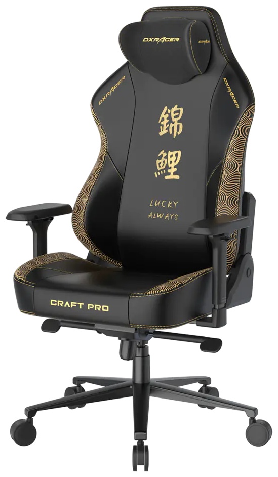 Картинка Игровое компьютерное кресло DXRACER Craft Koi Fish Black (GC/LCF23LTA/KOI)