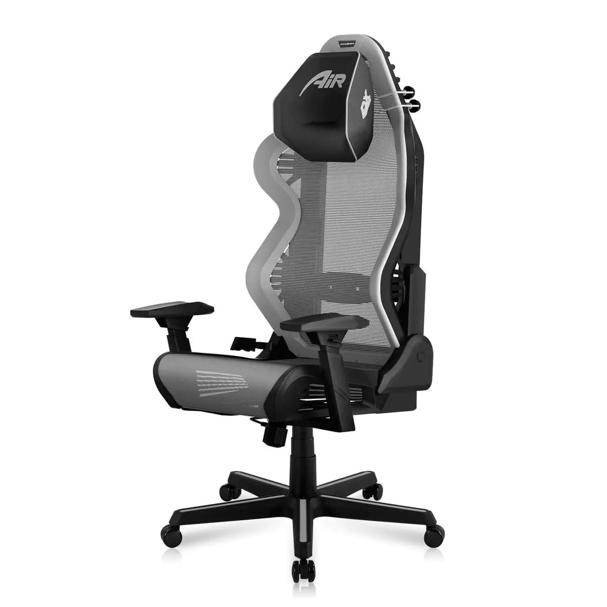 Фото Игровое компьютерное кресло DXRACER D7100 AIR Grey-Black