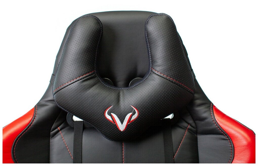 Купить Игровое компьютерное кресло ZOMBIE VIKING-5-AERO черный/красный искусст. кожа с подголов. крестовина пласт.