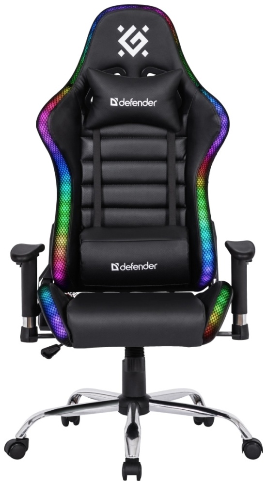 Фотография Игровое компьютерное кресло DEFENDER Ultimate Black
