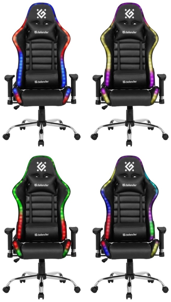 Игровое компьютерное кресло DEFENDER Ultimate Black Казахстан
