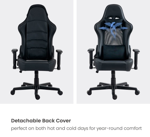 Фото Игровое компьютерное кресло ECO Estelar Jupiter (L) Black (CH09-10)