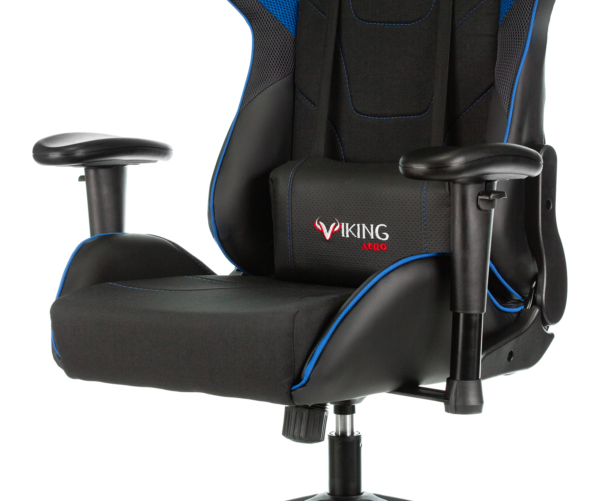 Фотография Игровое кресло ZOMBIE VIKING-4 AERO Black/Blue