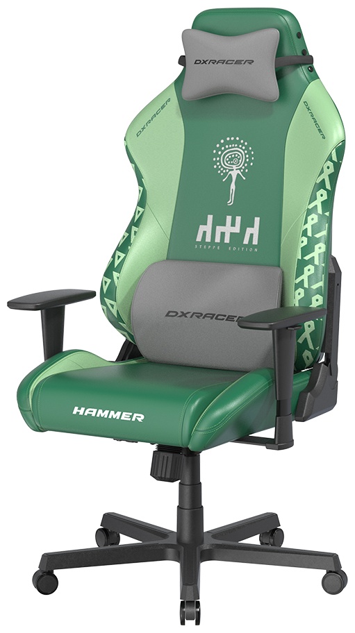 Фото Игровое компьютерное кресло DXRacer Hammer Steppe edition (GC/LHE23LTALTD/QZQ.E)