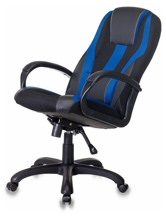 Фото Игровое кресло ZOMBIE VIKING-9 Black/Blue