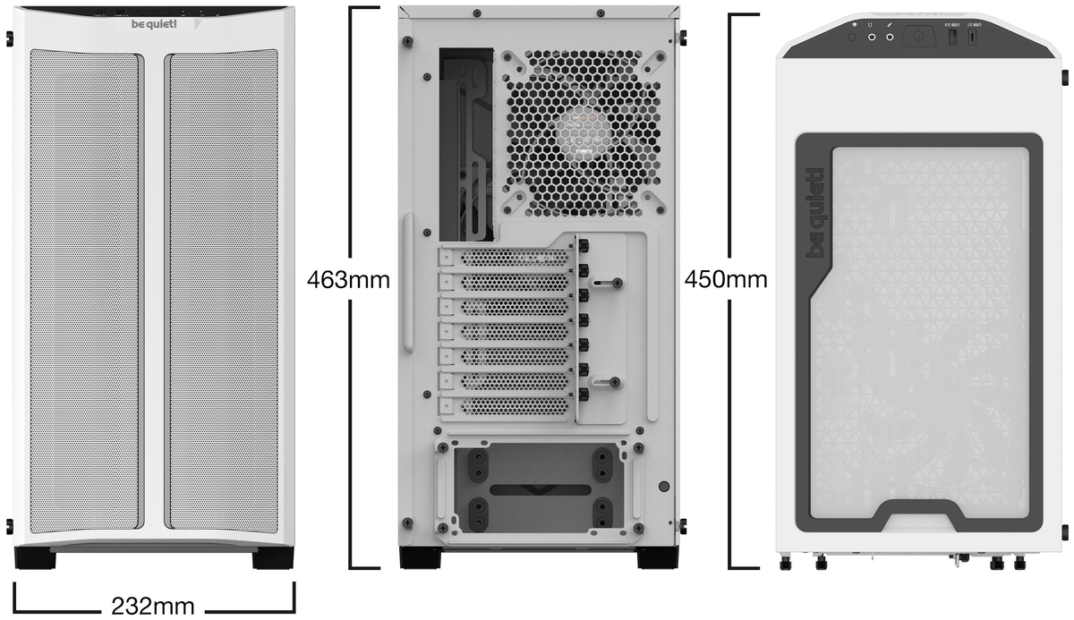 Компьютерный корпус Bequiet! Pure Base 500DX White (BGW38) Казахстан