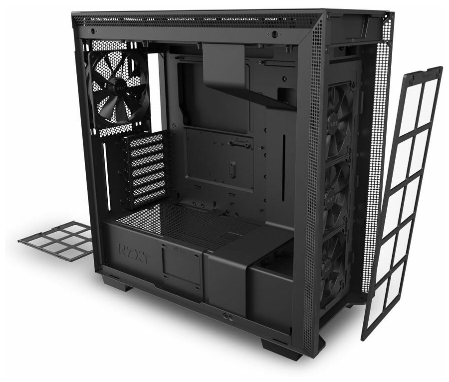 Компьютерный корпус midi tower NZXT H710 (CA-H710B-B1) (без БП) Black Казахстан