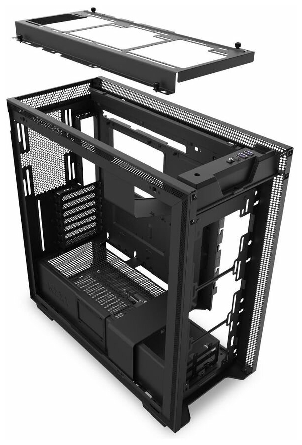 Компьютерный корпус midi tower NZXT H710 (CA-H710B-B1) (без БП) Black Казахстан