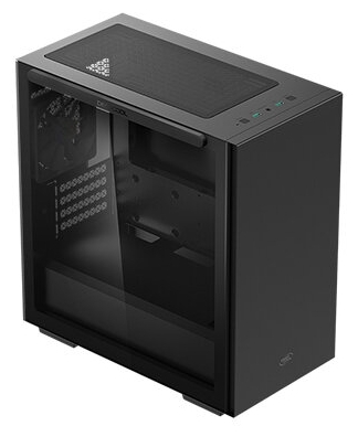 Фотография Компьютерный корпус DEEPCOOL MACUBE 110 BK Tempered Glass (без БП) black