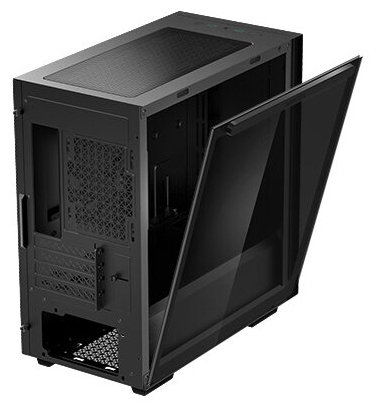 Компьютерный корпус DEEPCOOL MACUBE 110 BK Tempered Glass (без БП) black Казахстан