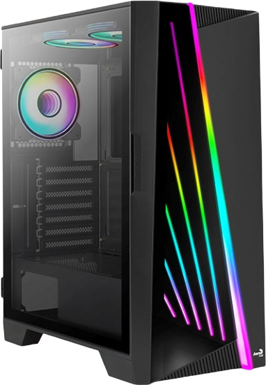 Компьютерный корпус midi tower AeroCool Mirage-G-BK-v2 (без БП) Black