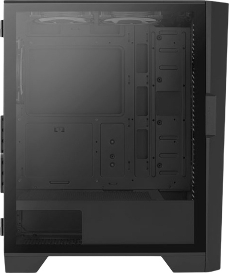 Картинка Компьютерный корпус midi tower AeroCool Mirage-G-BK-v2 (без БП) Black