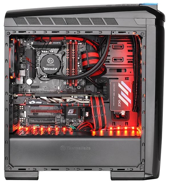 Фотография Компьютерный корпус THERMALTAKE Versa C22 RGB Black CA-1G9-00M1WN-00