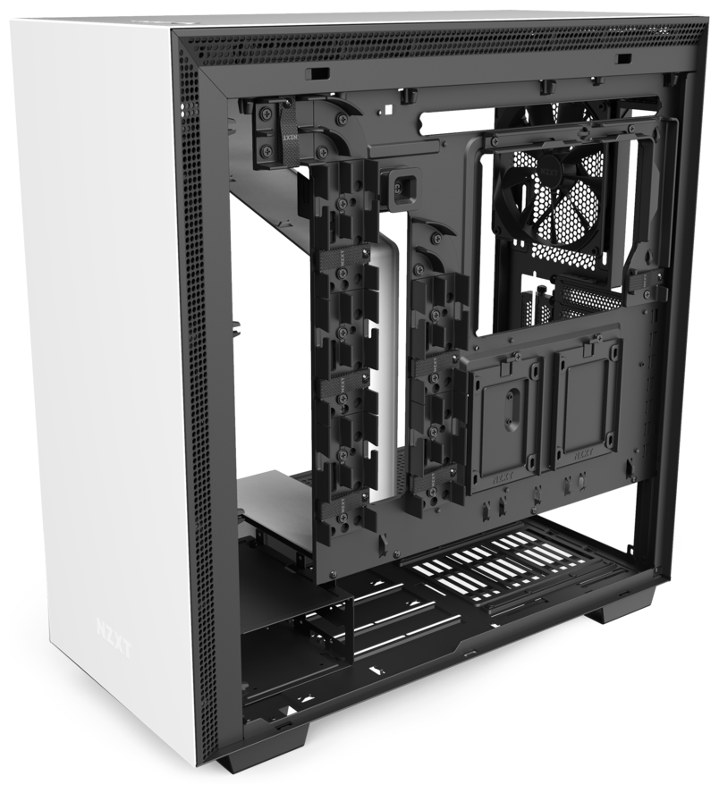 Цена Компьютерный корпус NZXT H710 CA-H710B-W1 White/Black