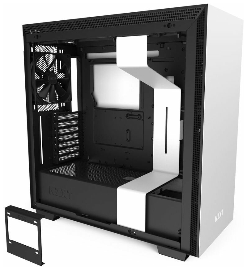 Компьютерный корпус NZXT H710 CA-H710B-W1 White/Black Казахстан