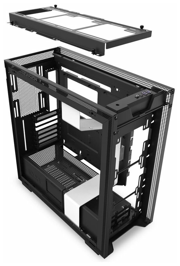 Компьютерный корпус NZXT H710 CA-H710B-W1 White/Black Казахстан