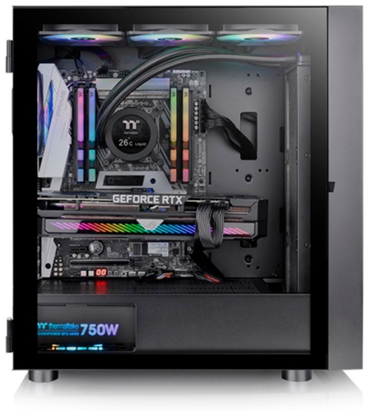 Фото Компьютерный корпус THERMALTAKE H570 TG ARGB Black без Б/П (CA-1T9-00M1WN-01)