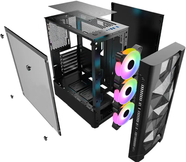Фотография Компьютерный корпус WINTEK Mistral D532-B TG