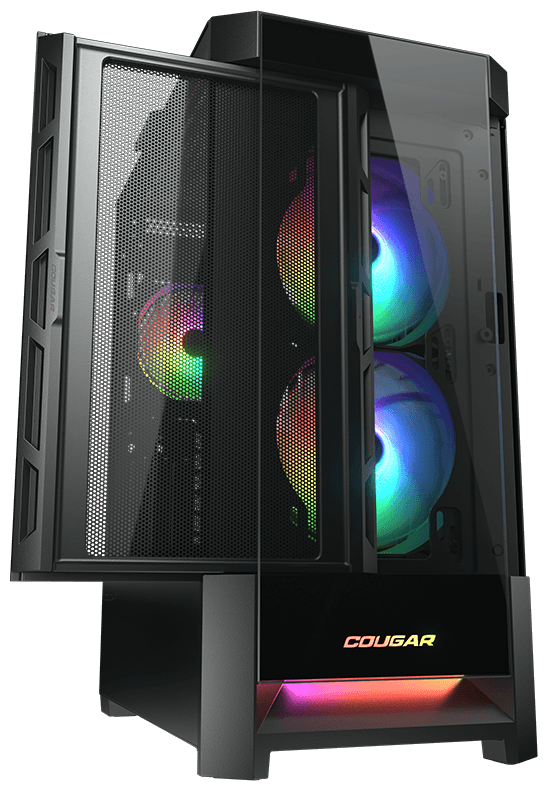 Компьютерный корпус COUGAR DuoFace RGB (без БП) Black Казахстан