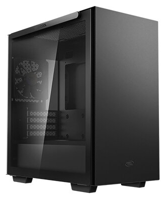 Компьютерный корпус DEEPCOOL MACUBE 110 BK Tempered Glass (без БП) black