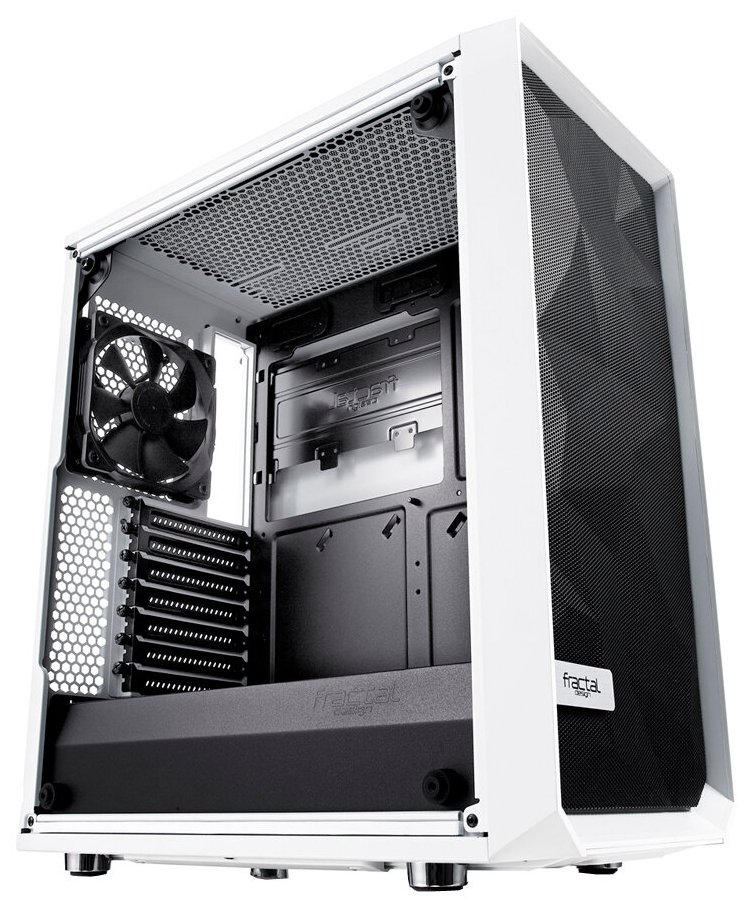 Компьютерный корпус midi tower Fractal Design Meshify C White TG FD-CA-MESH-C-WT-TGC (без БП) White Казахстан