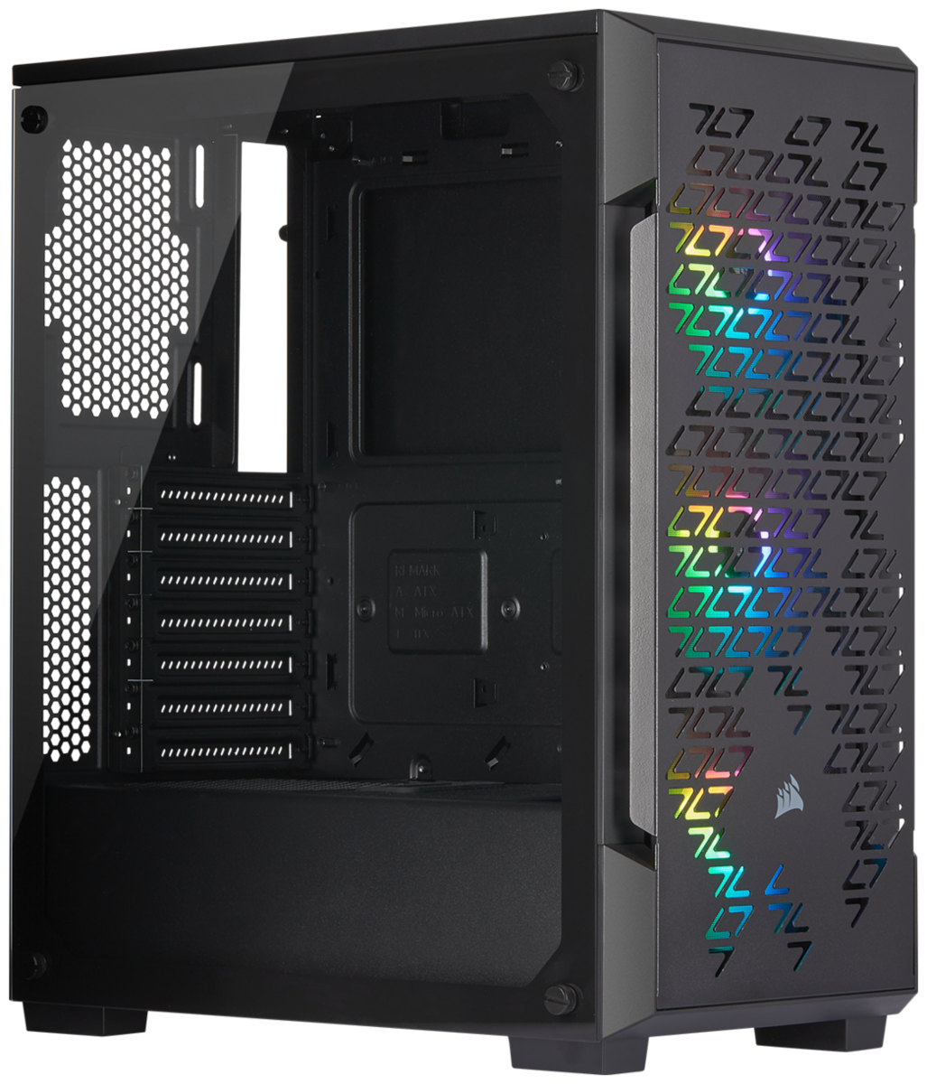 Компьютерный корпус midi tower Corsair iCUE 220T RGB (без БП) Black