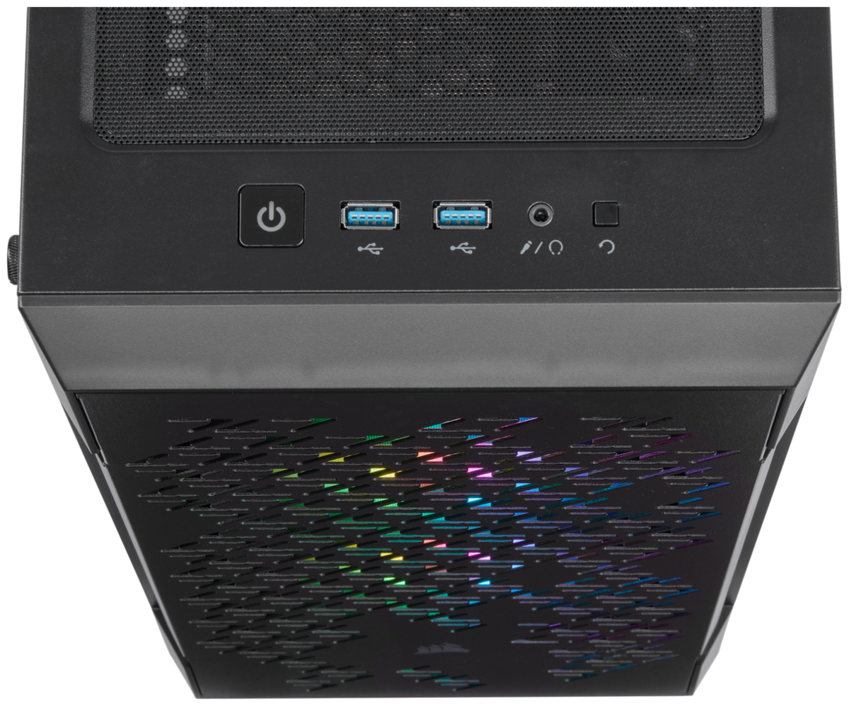 Компьютерный корпус midi tower Corsair iCUE 220T RGB (без БП) Black заказать