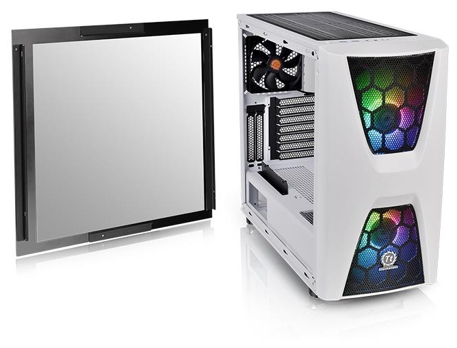 Фотография Компьютерный корпус THERMALTAKE Commander C34 TG Snow ARGB CA-1N5-00M6WN-00